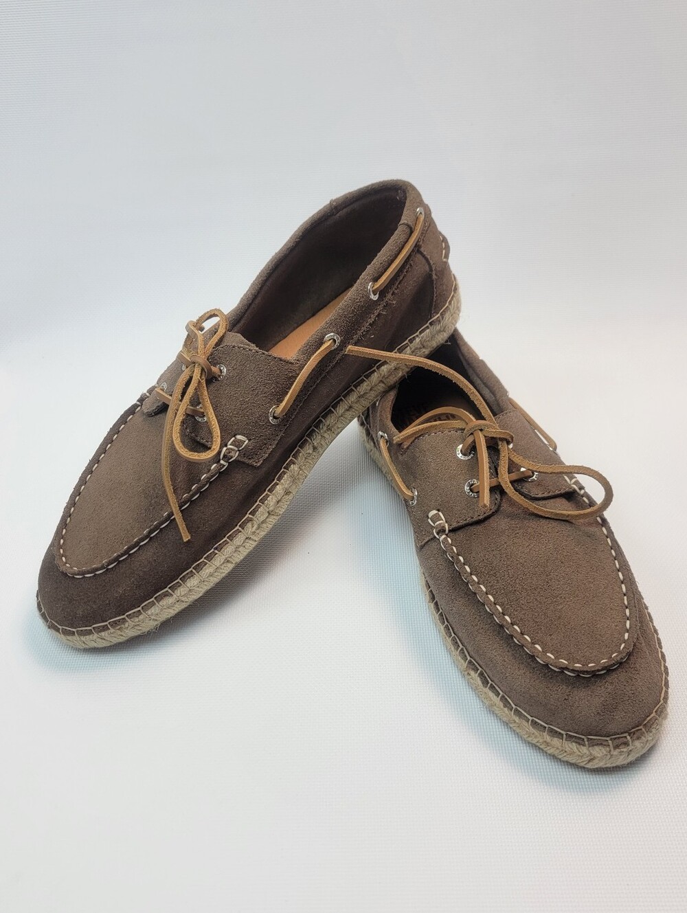 Steve Madden Pancho Suede Leather Boat Shoe Espadrille Comfort Style Men's 12M